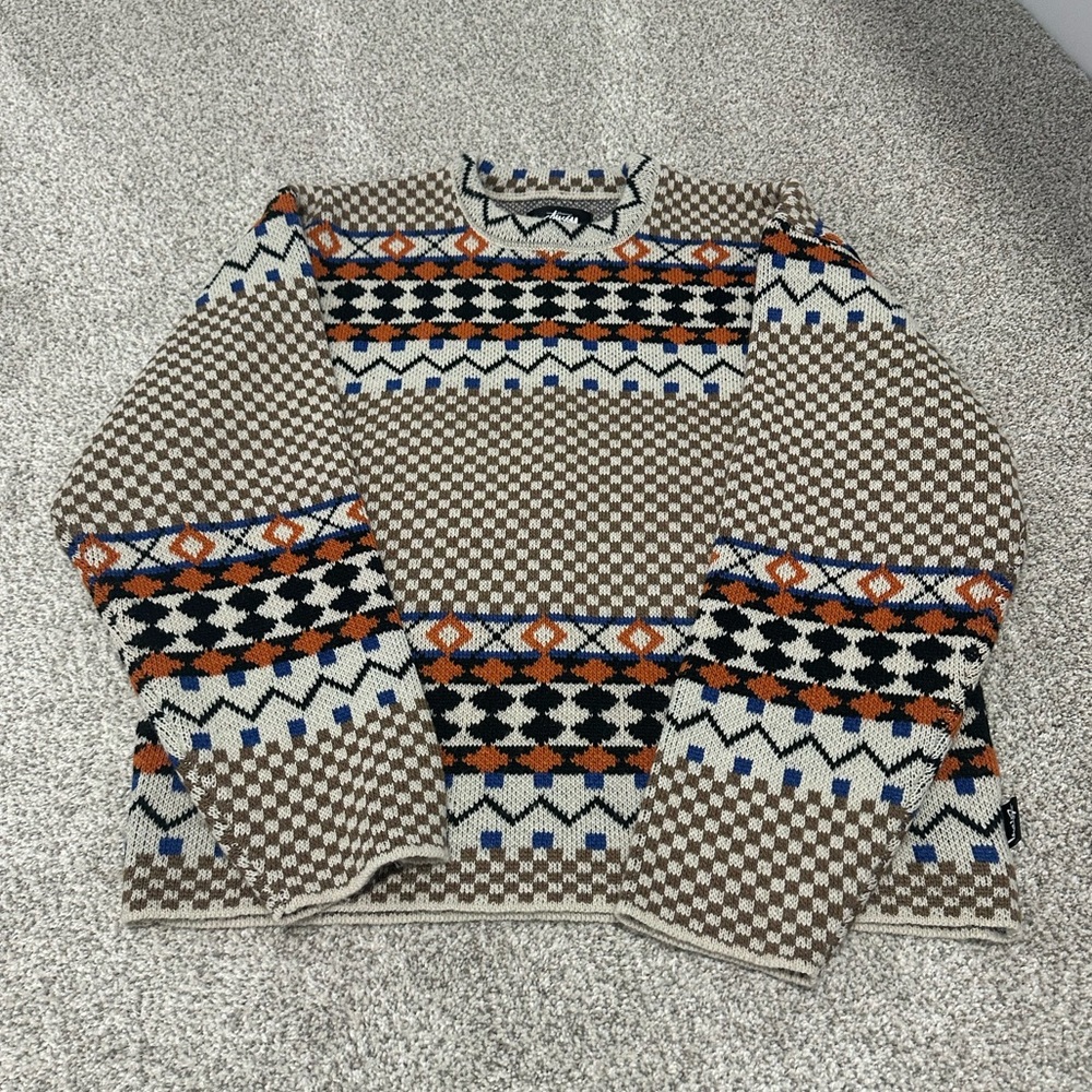Stussy jacquard knit sweater